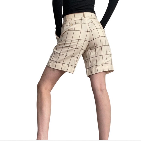 Vintage Ralph Lauren Bermuda Shorts, size 4, Vintage Checkered Ralph Laurent - Picture 1 of 9